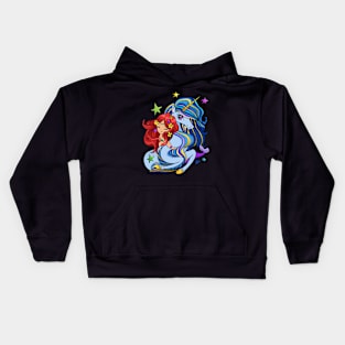 Unicorn with Mermaid Kids Hoodie